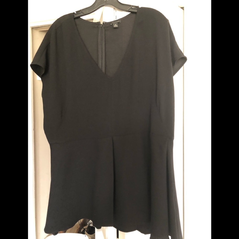 Ann Taylor V-neck Peplum top